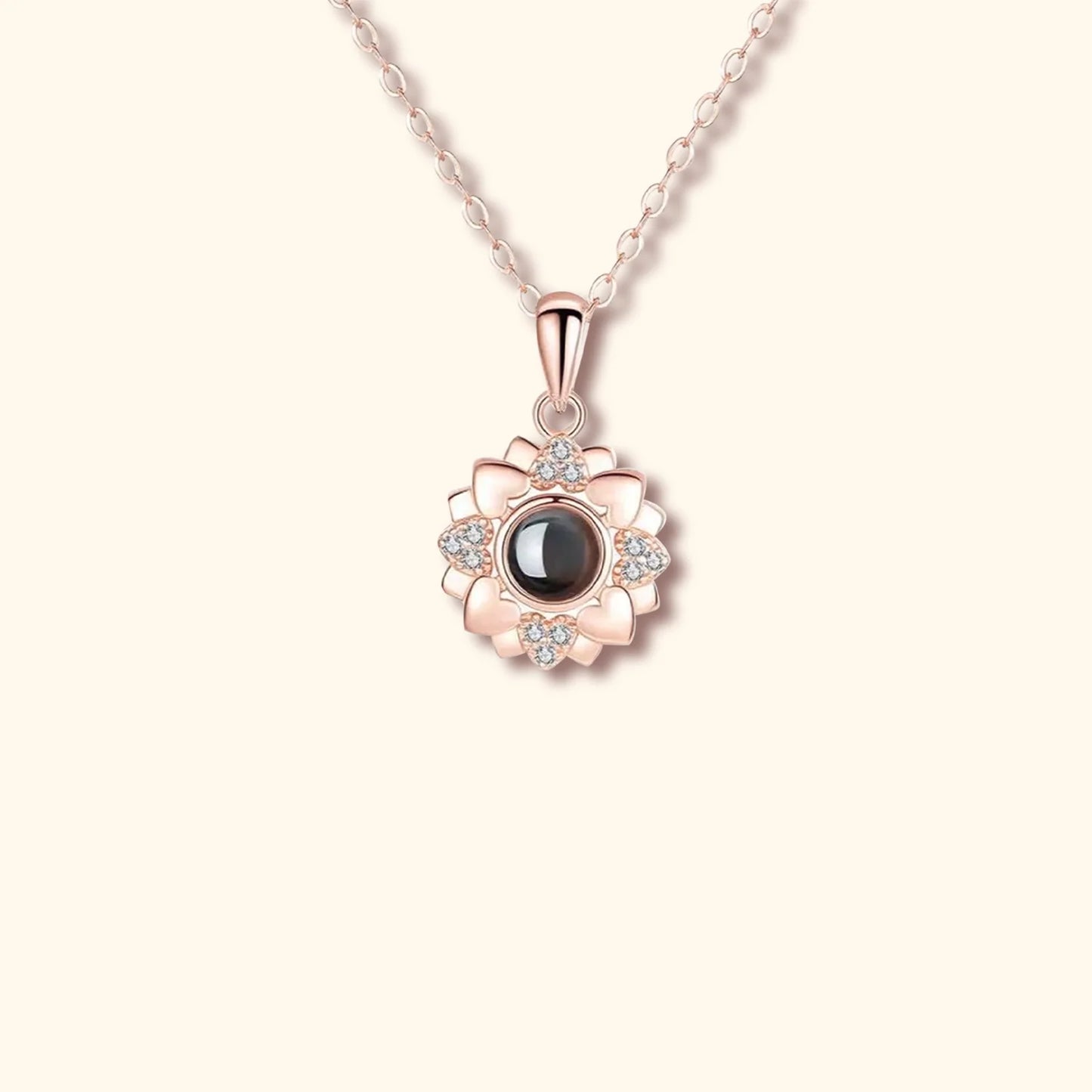 Personalisierte Fotokette – Blume