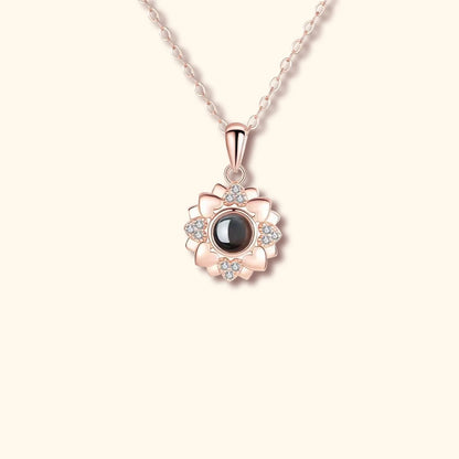 Personalisierte Fotokette – Blume