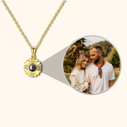 Personalisierte Fotokette – Blume
