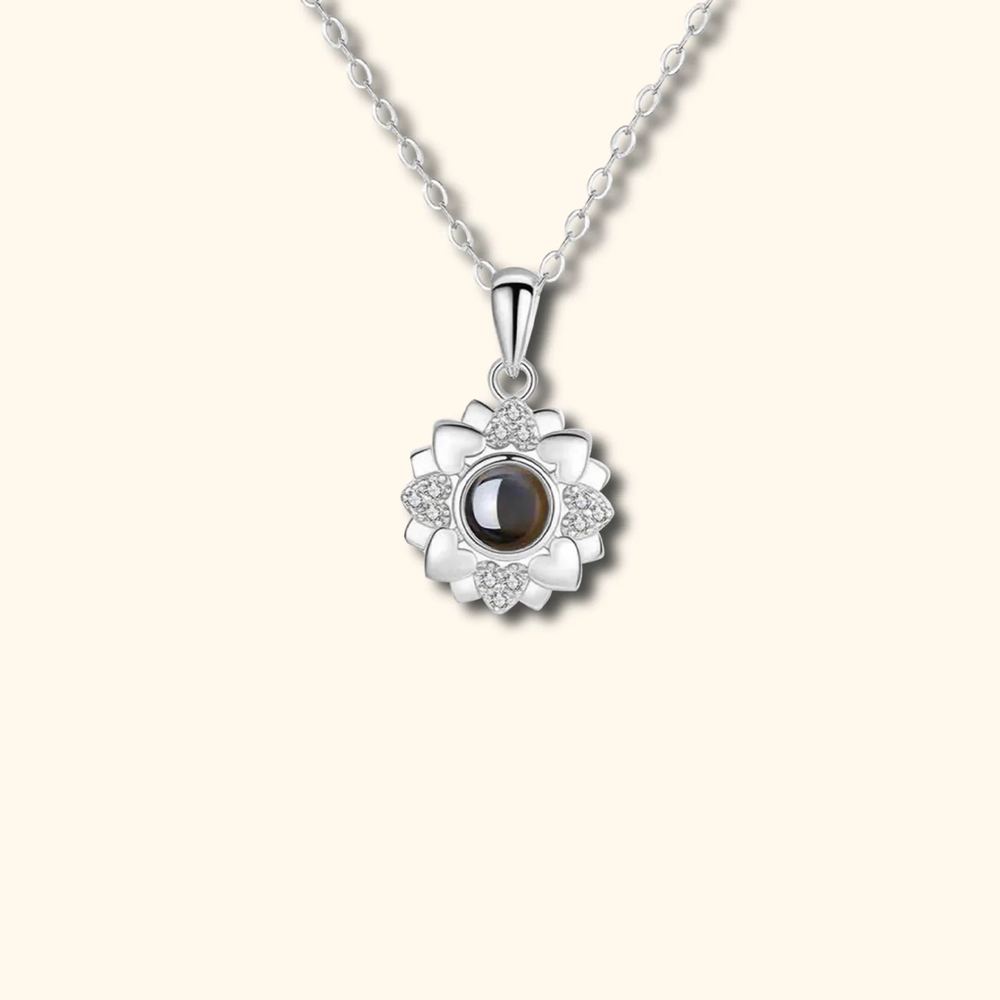 Personalisierte Fotokette – Blume
