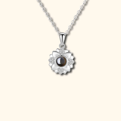 Personalisierte Fotokette – Blume