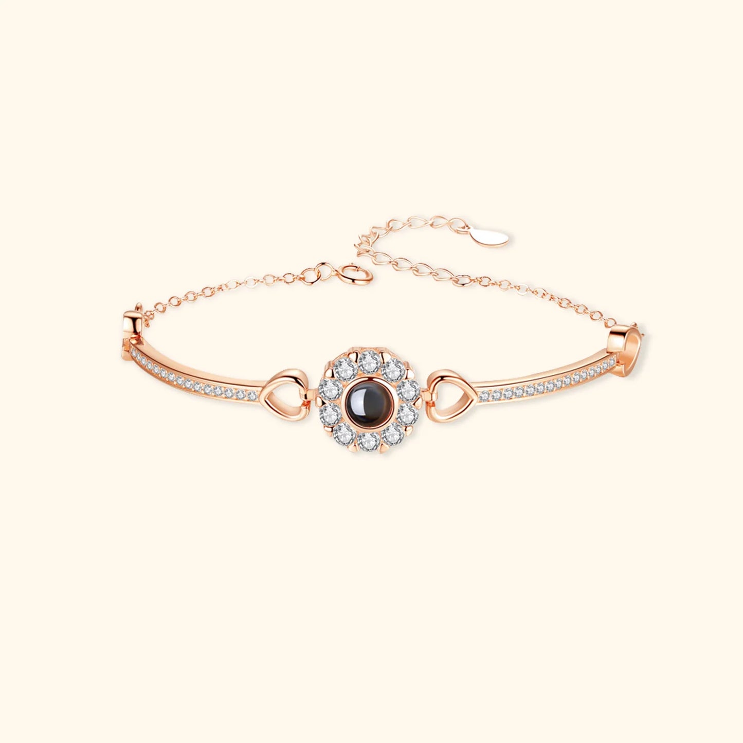 Personalisiertes Fotoarmband – Blume