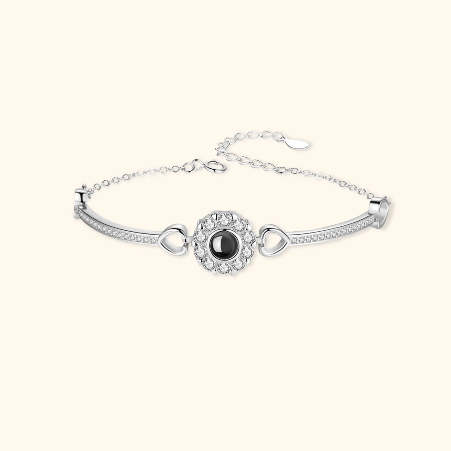 Personalisiertes Fotoarmband – Blume