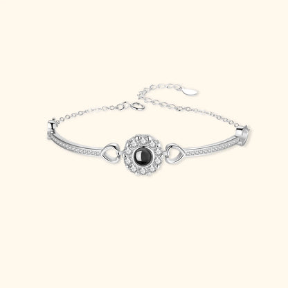 Personalisiertes Fotoarmband – Blume