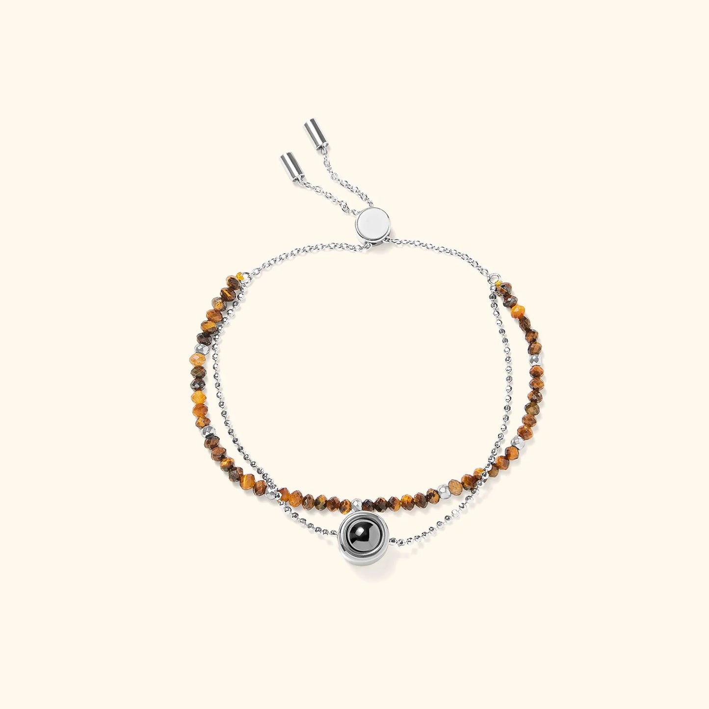 Personalisiertes Fotoarmband – Kristall
