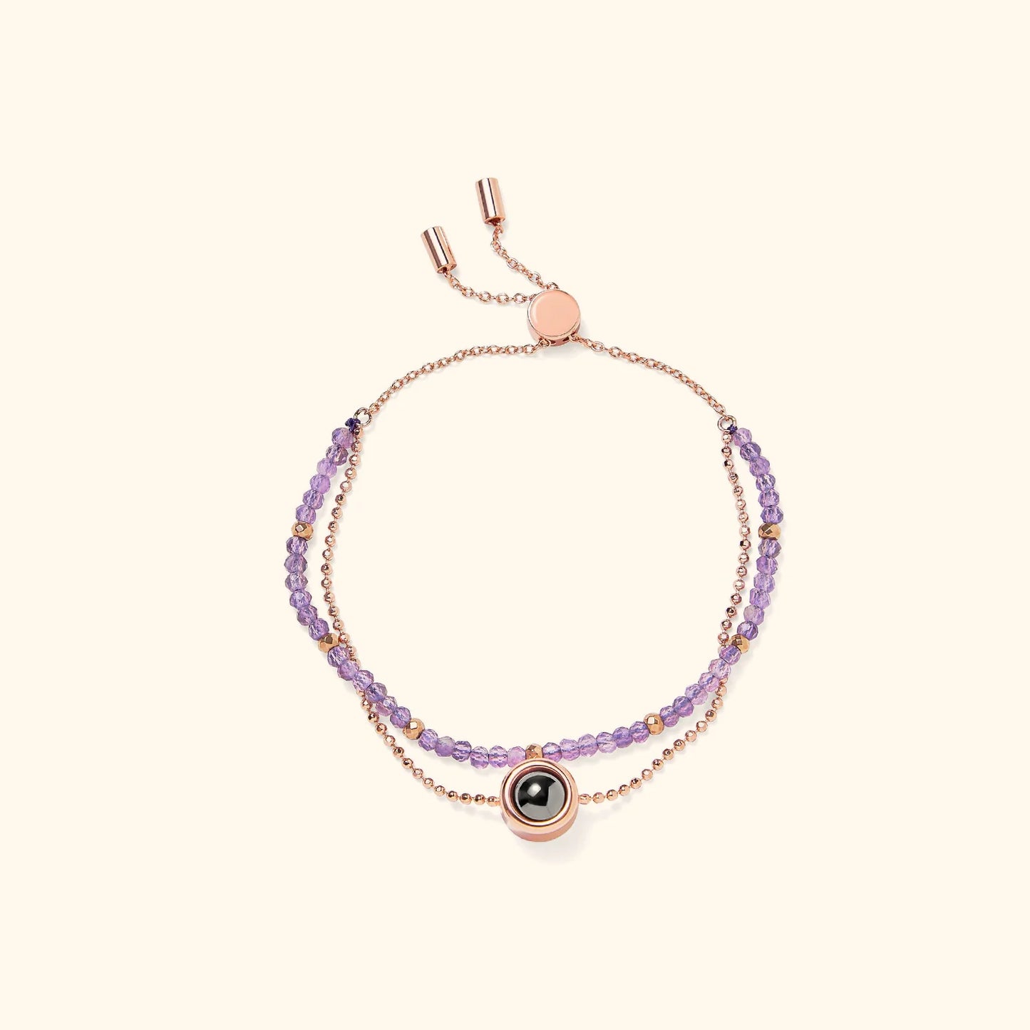 Personalisiertes Fotoarmband – Kristall