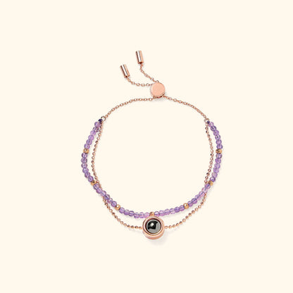 Personalisiertes Fotoarmband – Kristall