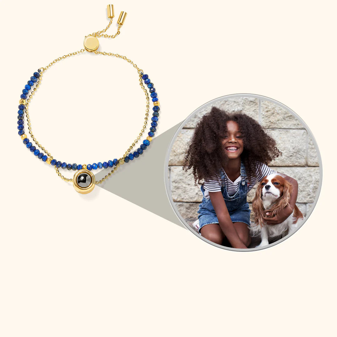 Personalisiertes Fotoarmband – Kristall