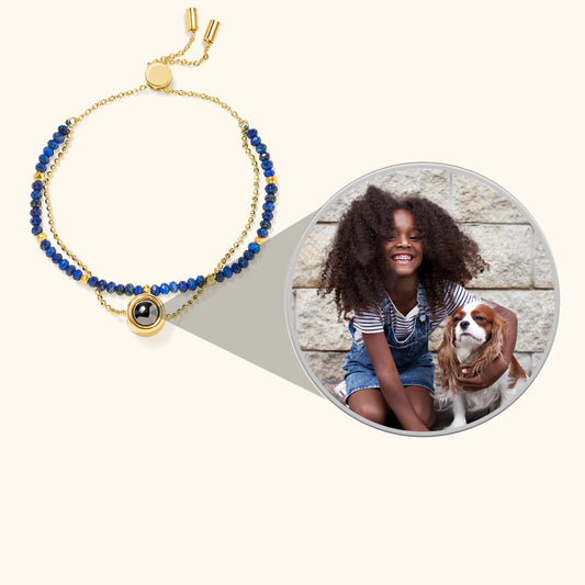 Personalisiertes Fotoarmband – Kristall