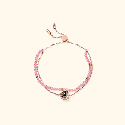 Personalisiertes Fotoarmband – Kristall
