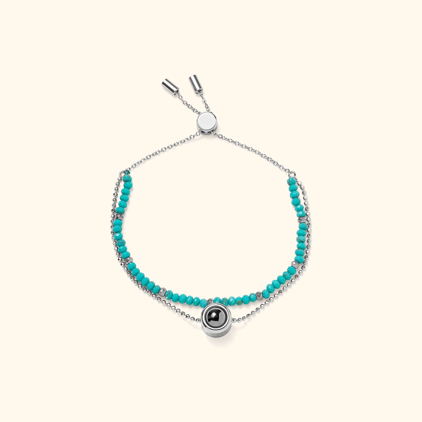 Personalisiertes Fotoarmband – Kristall