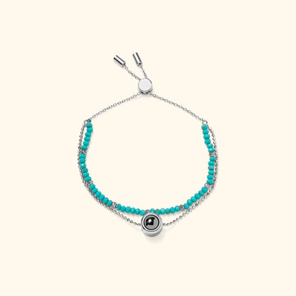 Personalisiertes Fotoarmband – Kristall