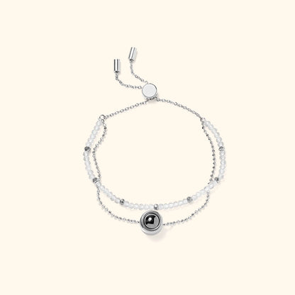 Personalisiertes Fotoarmband – Kristall
