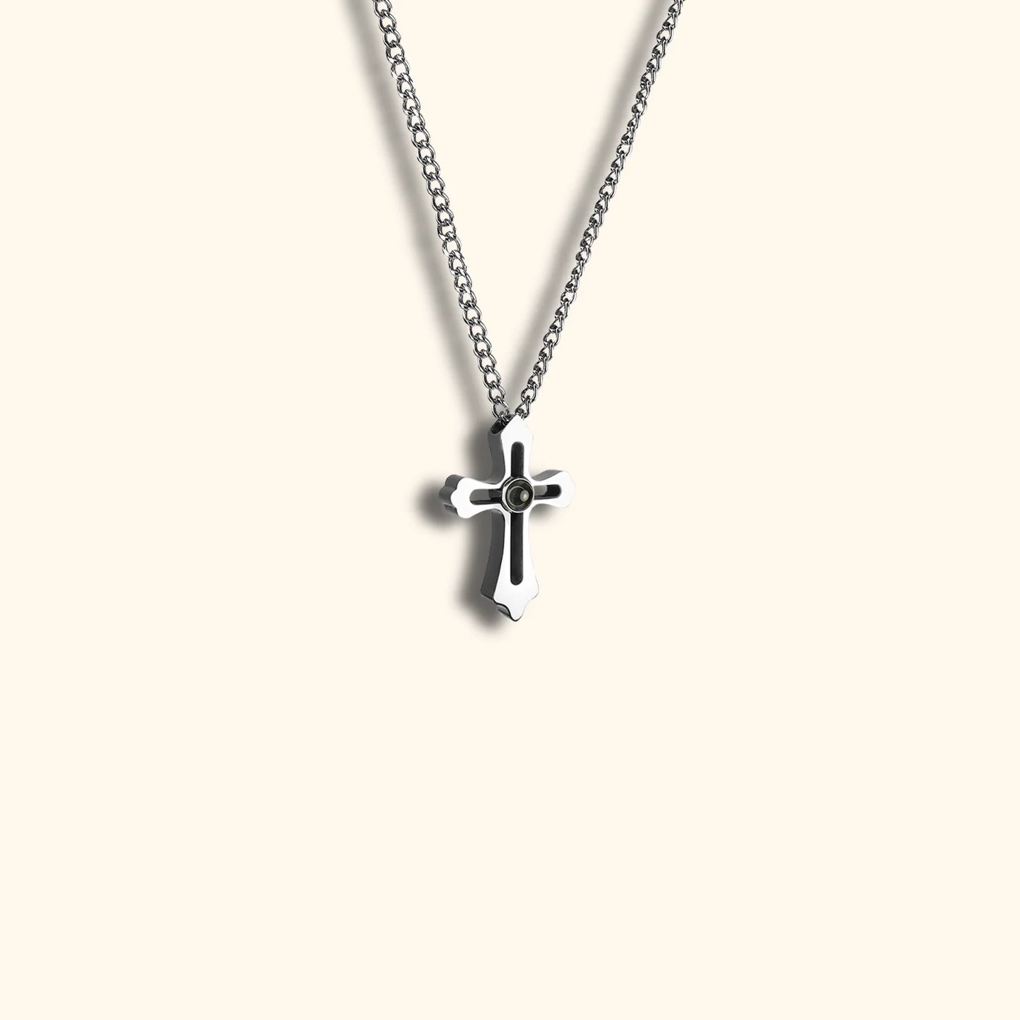 Personalisierte Fotokette – Kreuz