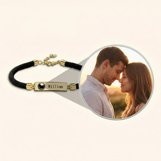 Personalisiertes Fotoarmband – mit Namen